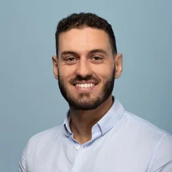 Francesco Sanvito profile on bluish gray background